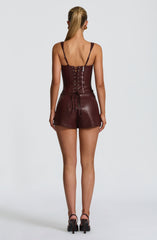 Liv Shorts - Burgundy