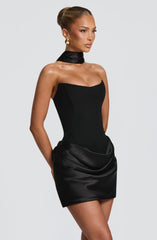 Maggie Mini Dress - Black