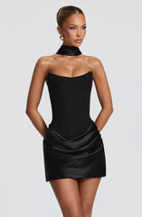Maggie Mini Dress - Black