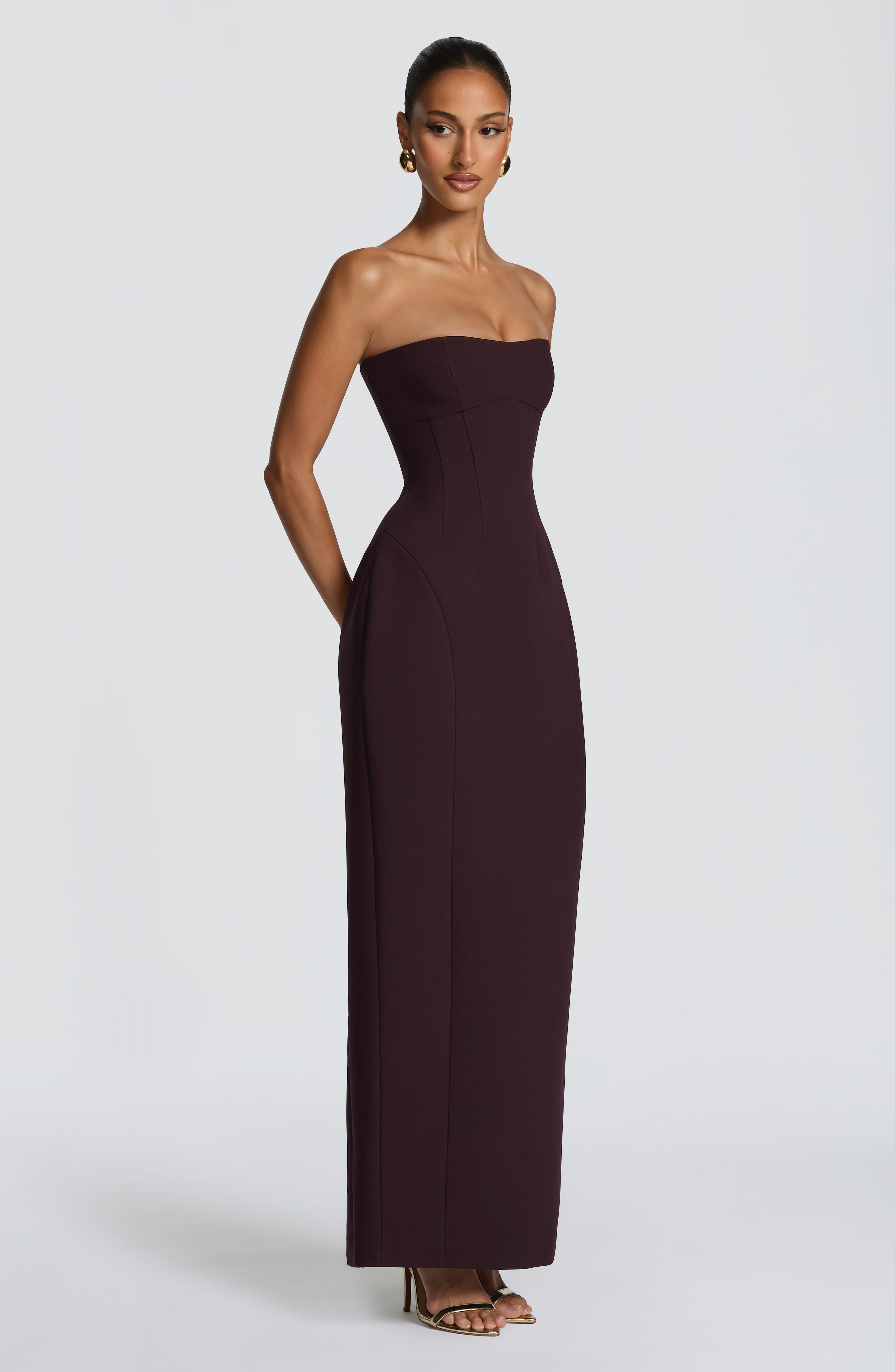Manon Maxi Dress - Plum