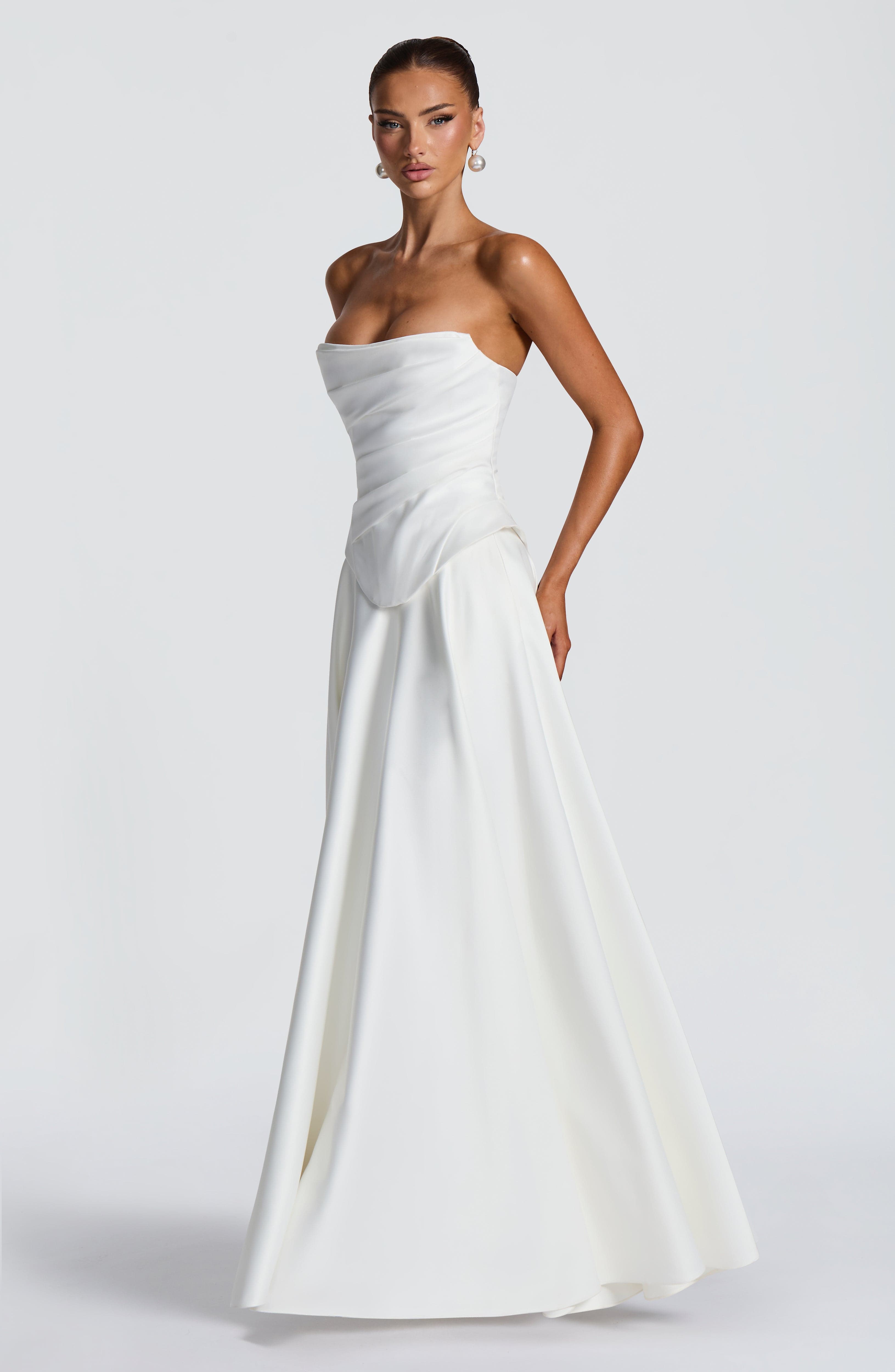 Mira Maxi Skirt - Ivory