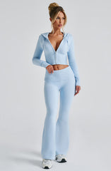Portia Knit Pants - Baby Blue