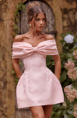 Raquel Mini Dress - Blush