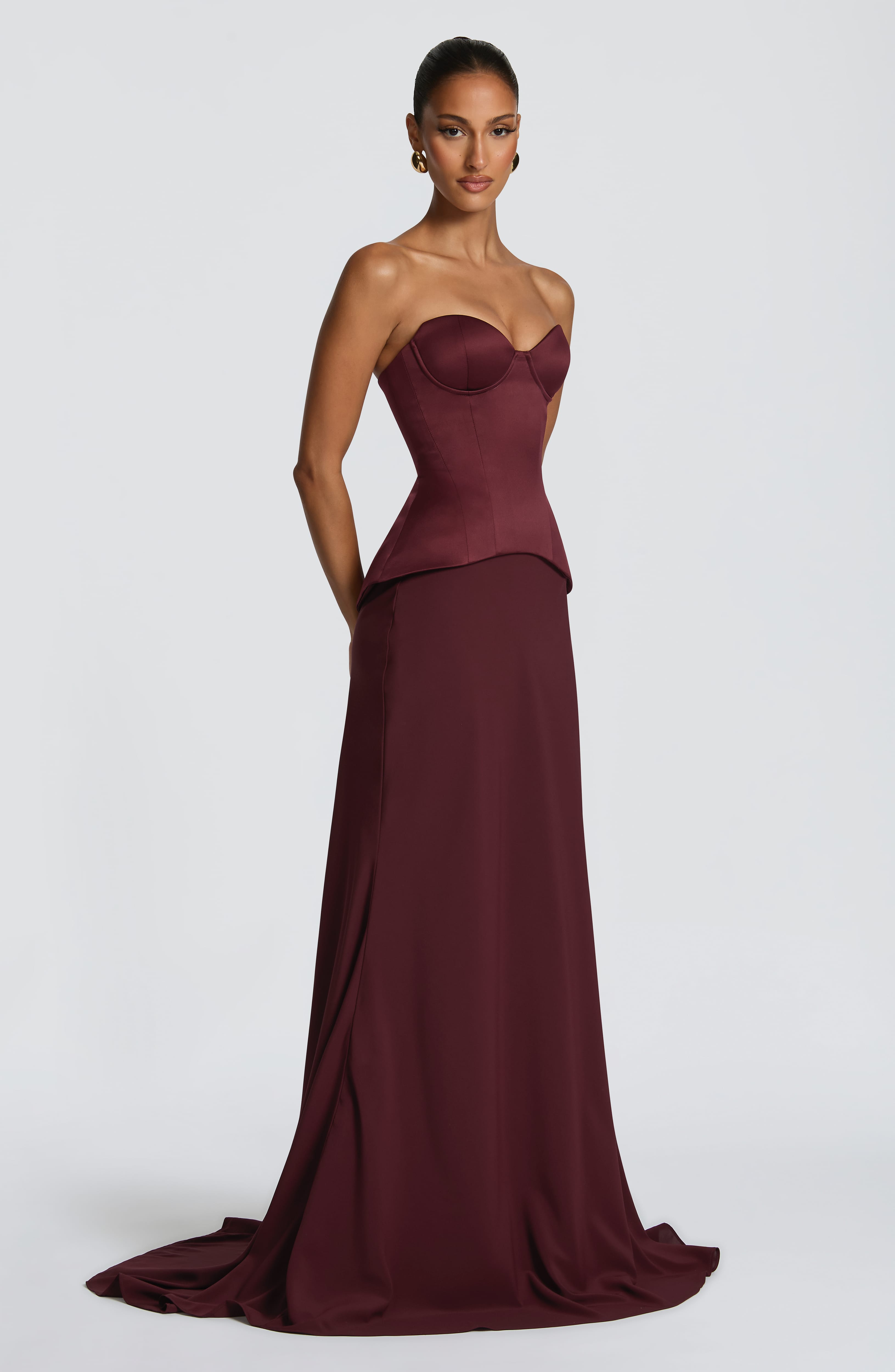Ravenna Corset - Cherry Lacquer