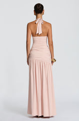 Saira Maxi Skirt - Soft Blush