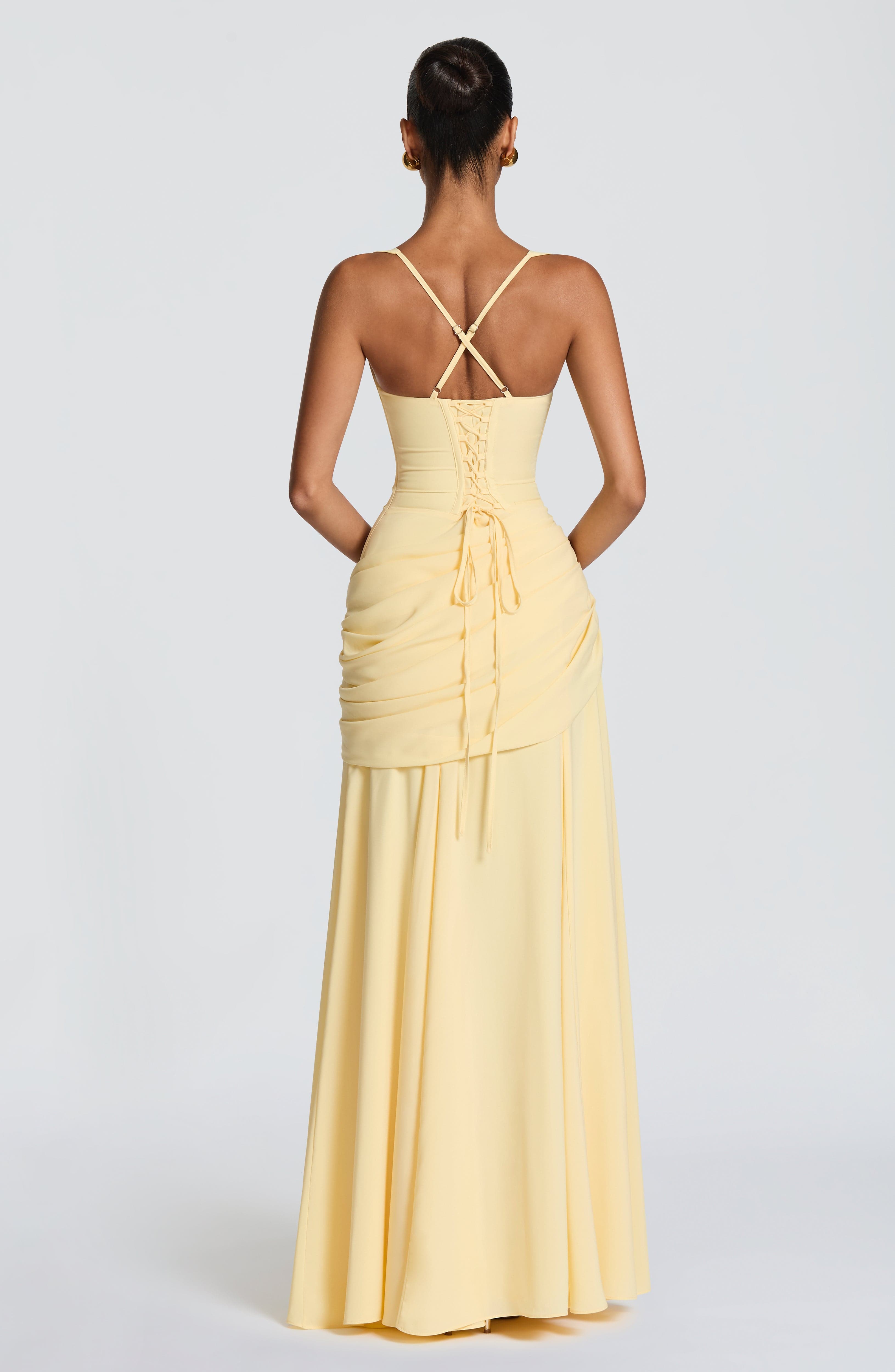 Sura Maxi Dress - Lemon