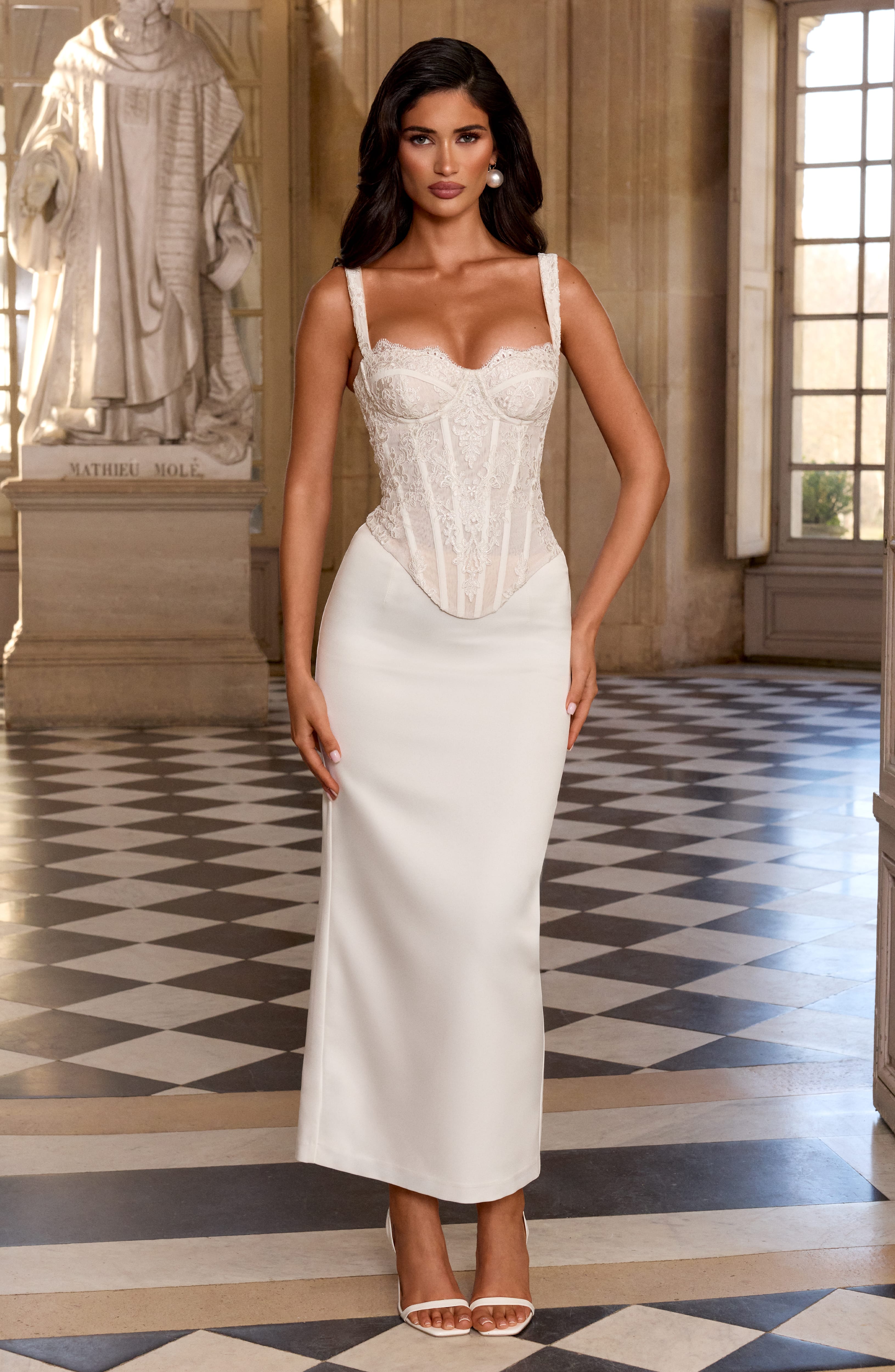 Tansy Corset - Ivory
