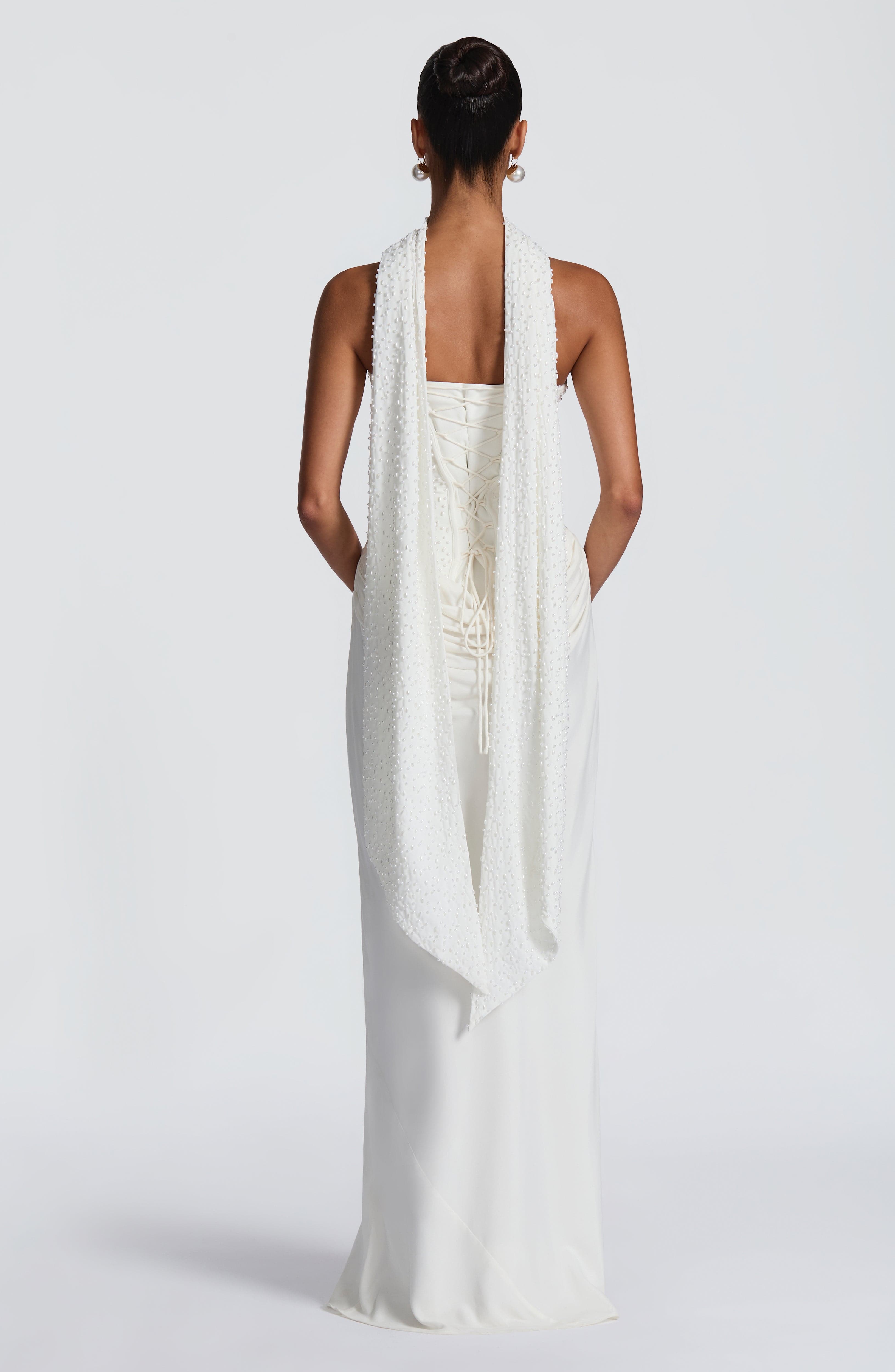 Tindra Maxi Dress - Ivory