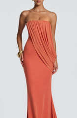Vienna Maxi Dress - Burnt Orange